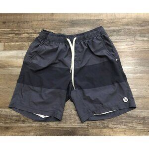 Vuori Mens Large Kore Shorts Blue Gray Briefed
